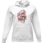 Dámská mikina s kapucí s potiskem Punk Rock dámské