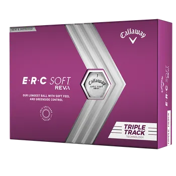 Golfový míček Callaway ERC Soft Reva 23 Triple Track, White, dámské
