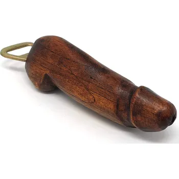 Gadget Dřevěný otvírák - Penis (20 cm)