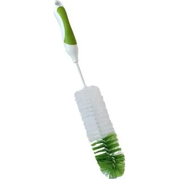 WC štětka TORO Štětka na číštění lahví, Bílá/zelená, 5x30cm_hamashop