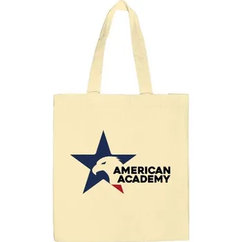 Velká plátěná taška s potiskem Plátěná taška s klasickým logem American Academy