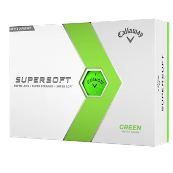 Golf Callaway Supersoft 23 Golf Balls, Matte Green