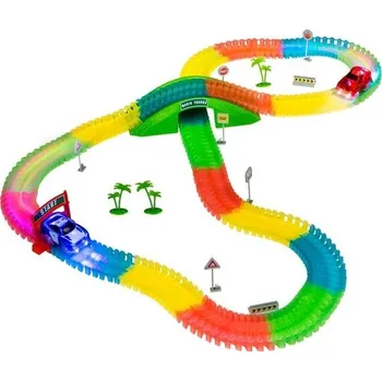 autodráha MagicTracks Svítící autodráha Racing Track - 220 ks