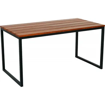 Zahradní stůl Zahradní stůl Bergamo s masivním dřevem a ocelovou konstrukcí pinie