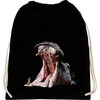 Sportovní vak Vak na záda s potiskem Hroch a kůň - vak na záda