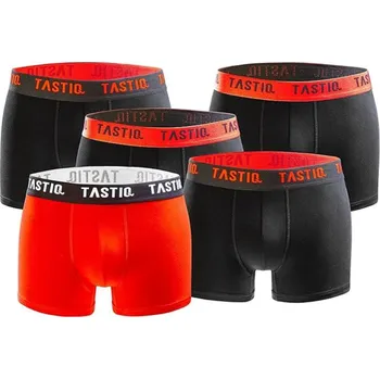 Boxerky Boxerky Tastiq Black Red Mix 5-pack giftbox L
