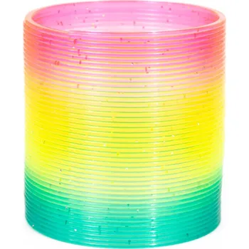 Žertovný předmět Duhová magická pružina (se třpytkami)