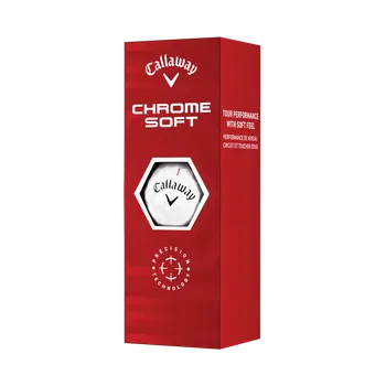 Golfový míček Callaway Chrome Soft 2022 (3pcs), White