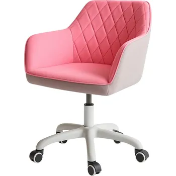 Vikio Pracovní křeslo růžová látka VKZ100R