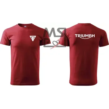MSP Pánské triko s motivem Triumph 25 červené M