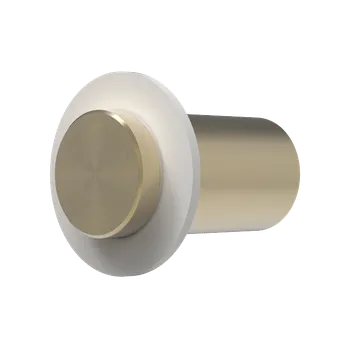 Věšák Designový kovový háček na oblečení Split Bílá S Mosaz