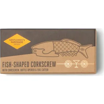 Otvírák GENTLEMEN'S HARDWARE Kapesní otvírák na lahve Fish Shaped – 3v1