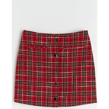 Dámská sukně Sinsay - Kostkovaná minisukně - vícebarevná - 203FJ-MLC - 203FJ-MLC-XL