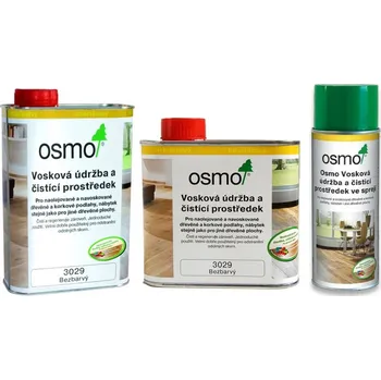 Olej na dřevo Osmo vosková údržba a čístící prostředek 3029 bezbarvý balení 1,0l