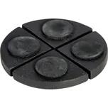 Sada 4 nohou ke květináči, kolekce Natural Černá