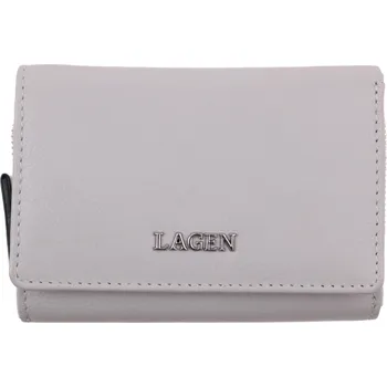 Dámská kožená peněženka Lagen LANA světle šedá