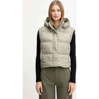 Pánská vesta Guess Sportovní vesta W5YL11 WHDO2 Zelená Regular Fit XL