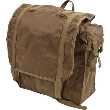 turistický batoh Armáda Francouzská Batoh francouzský F-1 malý s kapsami ZELENÝ použitý