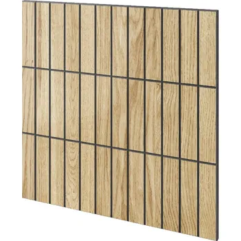 Obklad Designový obkladový panel s dubovou dýhou, vzor Barcelona, 60x60 cm