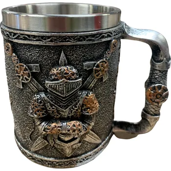 Sklenice Appetitissime Pivní korbel - Rytíř s meči 400 ml