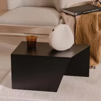 Konferenční stolek Fink FINK 37x30 cm Kov Černá