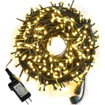 Vánoce Asao Venkovní vánoční LED řetěz – teplá bílá 50 až 2000 LED Vánoční osvětlení venkovní: Teplá bílá 14m - 140 led diod