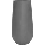 Květináč Nax šedý M, ⌀ 35 cm x v 70 cm, 6,4 kg, 51,3 l