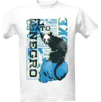 Tričko s potiskem El Gato Negro pánské