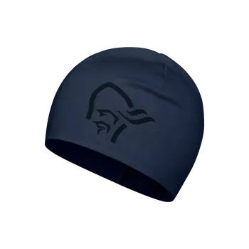 Čepice Zimní čepice Norrona /29 pureUll180 Beanie - Indigo Night one size