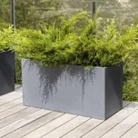 Květináč Jort šedý XL, 100 x 45 x 100 cm (d š v), 51,6 kg, 441 l