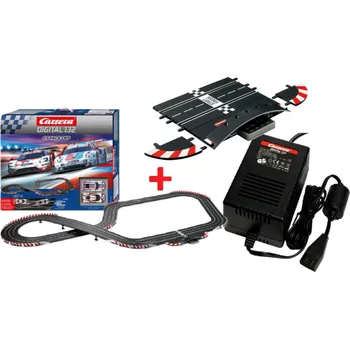 autodráha Autodráha Carrera D132 30012 GT Face Off + 30352 Control Unit napájecí díl + 30326 Trafo
