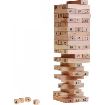 Dřevěná hračka Společenská hra Jenga (velká)