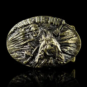 Opasek Ride or die, přezka na opasek, mosaz