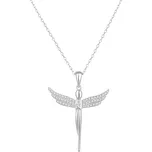 AGATO Půvabný stříbrný náhrdelník s andělem TAGS835/47L