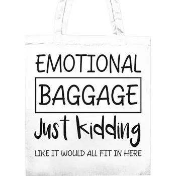 Nákupní taška Nákupní taška unisex s potiskem Emotional baggage
