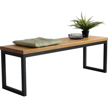 Zahradní lavice Lavice s masivní dubovou deskou Genero 1000 mm