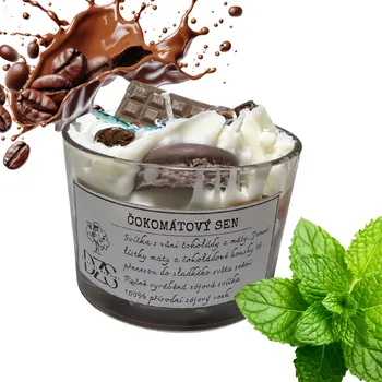 Svíčka ČokoMátový sen 3