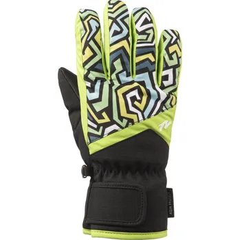 Rukavice Dětské lyžařské rukavice Relax Laro RR23E Zelená / Modrá / Bílá Velikost: 14Y