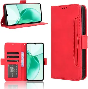 Pouzdro na tablet VSECHNONAMOBIL 124464 SLOT Peněženkový obal pro ZTE Blade A35 červený