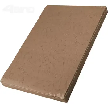 Vazač Desky pro vazbu Delta (imit. kůže) 230g, A4 hnědá, 100ks