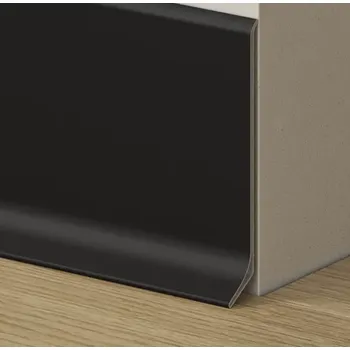 soklová lišta Soklová podlahová lišta, hliníková, černý mat, 2,75 m