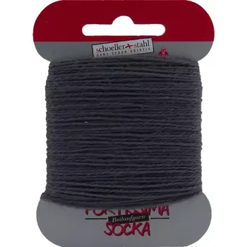 Příze Ponožková látací příze Fortissima 1028 Šedá (Schoeller Stahl Fortissima Beilaufgarn 1028 Masgrau 2-ply)