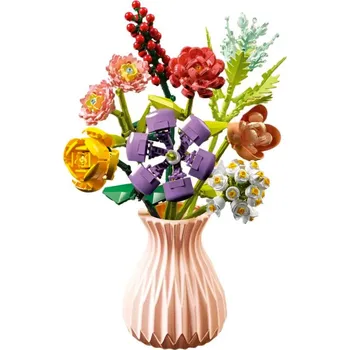 ostatní stavebnice Dětská stavebnice - Váza s kytkami (724 ks)