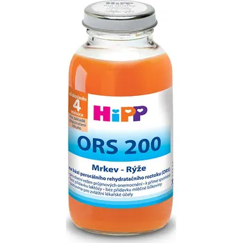 Speciální výživa HiPP ORS 200 Mrkvovo-rýžový odvar 200ml