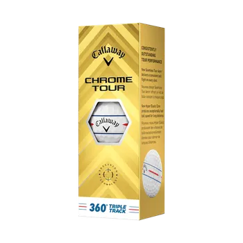 Golfový míček Callaway Chrome Tour 360 Triple Track (3pcs), White