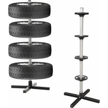 Dílenský regál Stojan na zimní a letní sadu kol (Stojan na pneumatik - uložení kol)