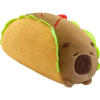 plyšák Adventure Goods Plyšová kapybara hot-dog 35 cm