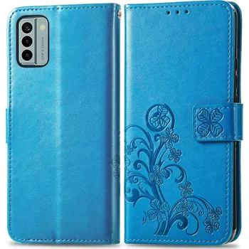 Pouzdro na tablet VSECHNONAMOBIL 58350 ART FLOWERS Peněženkový kryt Nokia G22 modrý