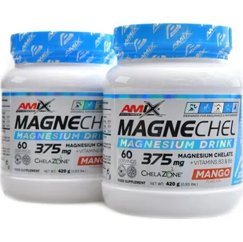 Amix Performance Magnechel Magnesium chelate drink 2 x 420g mango DUOPACK