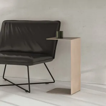 Konferenční stolek Hliníkový odkládací stolek Oslo Pískově šedá